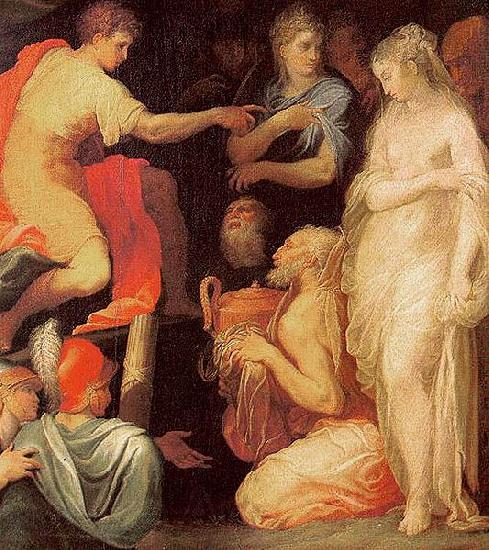 ABBATE, Niccolo dell The Continence of Scipio Spain oil painting art
